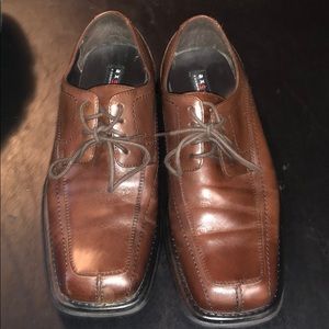 Brown dress shoes